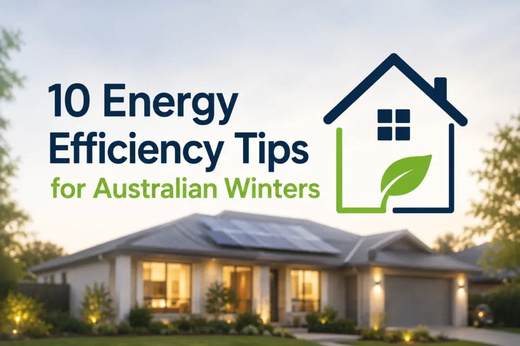 10 energy efficiency tips for Australian winters to reduce heating costs and improve home energy efficiency